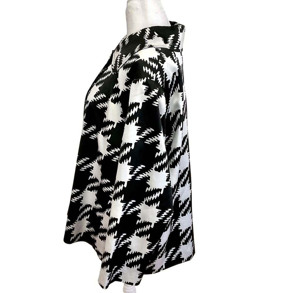 Vintage 90's Sharon Young houndstooth jacket 2220J equestrian fox hunt womens xl - Picture 3 of 9